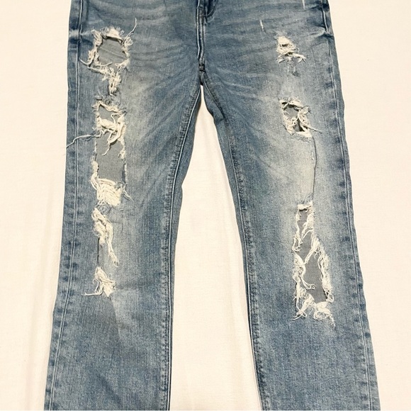 Zara Distressed Blue Jeans for Women Size 2 - Picture 3 of 16